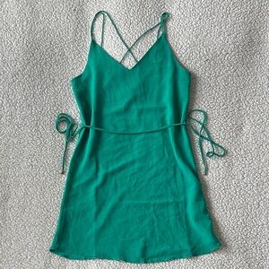 Naked Zebra Vibrant Green Dress